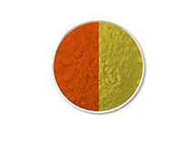 Color to Colorless Thermochromic Pigment Powders Orange-Yellow KCOY-01