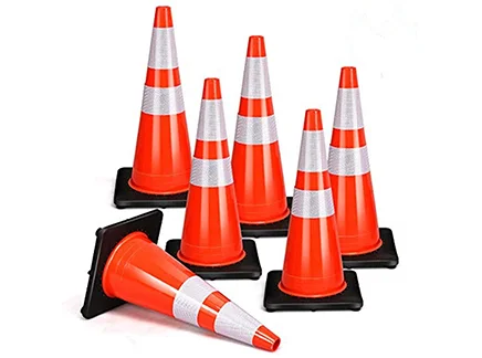 Reflective Powders Applications for Traffic Cones and Barricades
