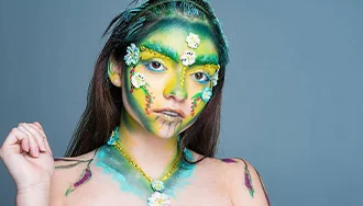 Mica Powder Applications Body Paint and Face Makeup