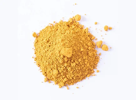 yellow iron oxide powder