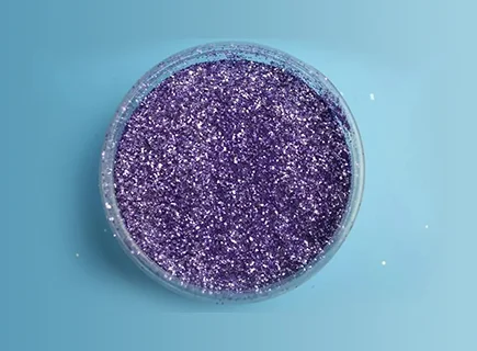 blue glitter dip powder