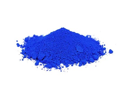 Light blue iron oxide powder