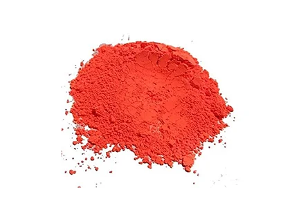 Orange UV powder