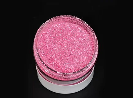 pink glitter powder