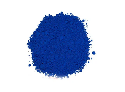 Dark blue UV powder