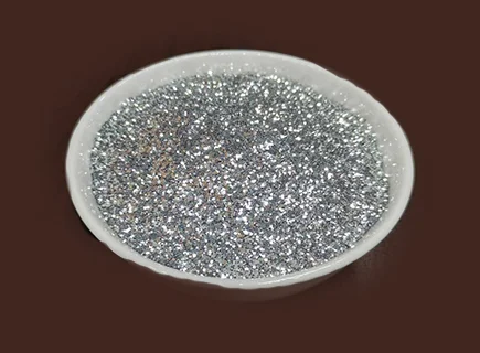 silver glitter powder