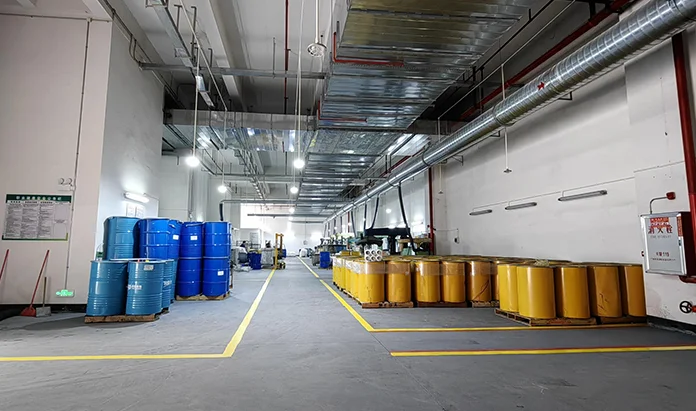 Pigment warehouse