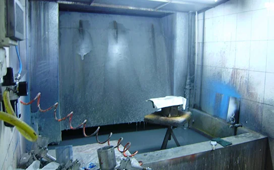 Pigment reaction tank