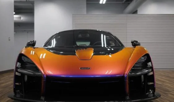chameleon orange paint