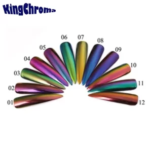 Strong chameleon pigment powder